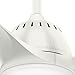 Casablanca Fan 59284 Wisp 52-Inch Ceiling Fan with LED Light and Handheld Remote, Whisper-Quiet Motor, 4-Speed Control, Fresh White Finish