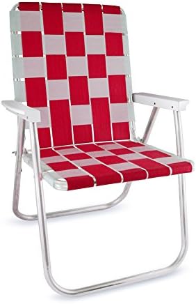 red folding lawn chairs