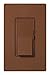Lutron DVSCCL-153P-SI Diva Dimmable CFL/LED Dimmer, Sienna