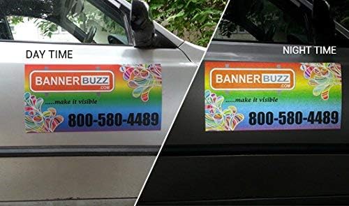 Amazon Com Banner Buzz Make It Visible Custom Reflective Car