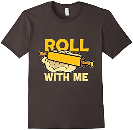 Men's Roll With Me Pizza Roll Crust Pepperoni Hawaiian Slice Shirt 3XL Asphalt