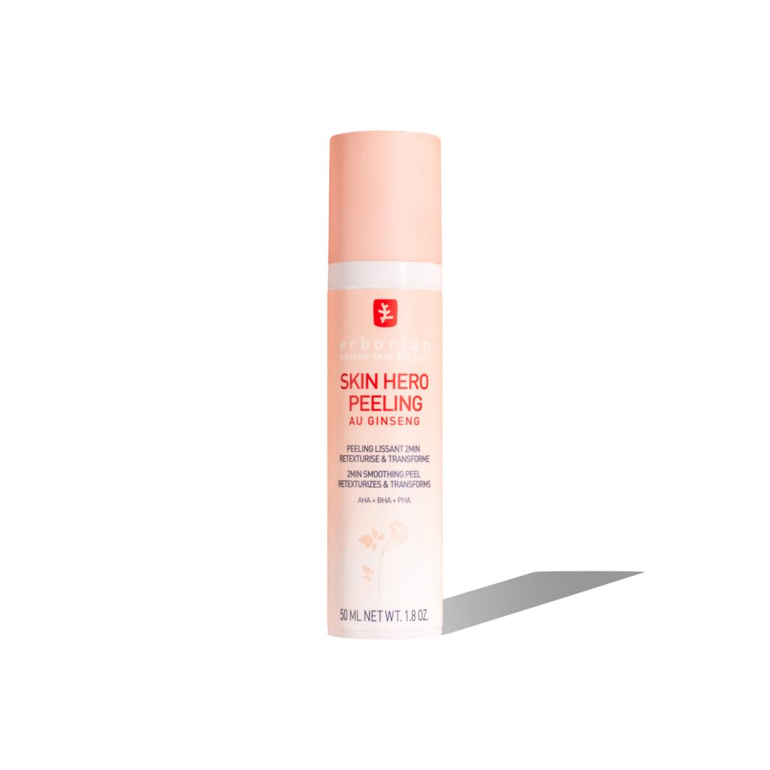 Erborian - Skin Hero Peeling with Ginseng - Face peeling gel and treatment - Smoothing peel retexturizes & transforms - Korean Skincare Erborian - 50 ml, White