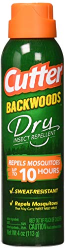 Cutter 3PK Backwoods Dry Insect Repellent Spray, 4 oz.