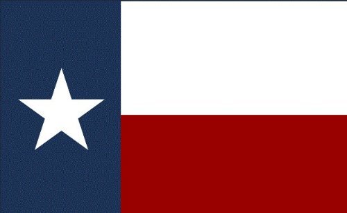 NEW Texas Bicycle Safety Flag with Rear Axle Mounting Bracket. by ATV Safety Flags and Mounts