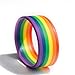 RyanLemon Rainbow Bracelet Friendship Band Silicone Wristbands