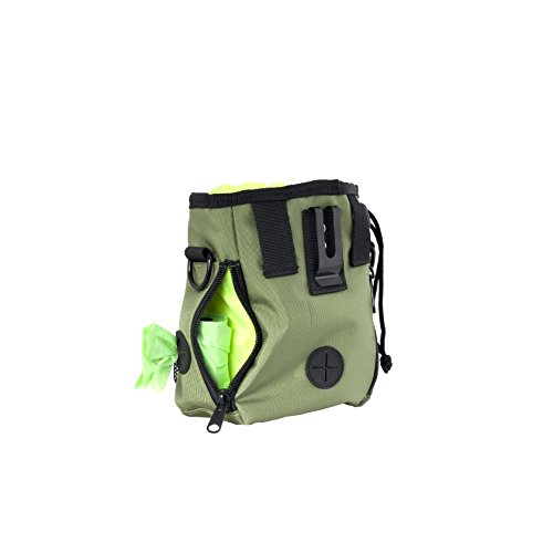 image for Nookoo XL Dog Treat Training Pouch Bag w/Collapsible Water Bowl - Buil