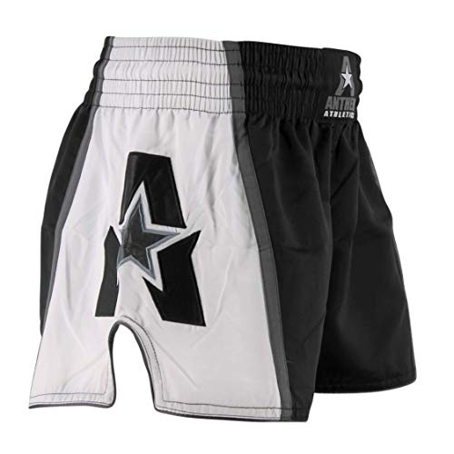 Anthem Athletics Infinity G2 Muay Thai Shorts - Kickboxing, Thai Boxing - Black & White G2 - Large - Thumbnail 2
