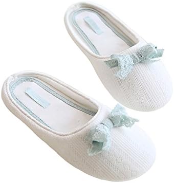 KEIK Women Comfortable Cotton Knit Anti-Slip House Slipper Slip-On Home Shoes Winter Autumn