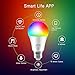 Venanoci Smart Light Bulb 2.4G(Not 5G), WiFi LED RGBCW Color Changing Bulbs 2700K-6500K with White Lights Work with Alexa, Echo, Google Home and IFTTT(No Hub Required), A19 E26 60W Equivalent-3 Pack