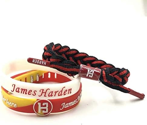 Onebycitess Basketball Bracelet Wristband Hand Knitted Adjustable Luminous Bracelet 3Packs for Sports Fans Men Women