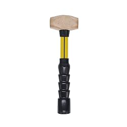 Nupla 4 lb. Non-Sparking Brass Hammer with 12 inch