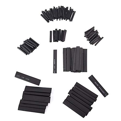 Pulison 254 PCS Heat Shrink Tubing Tube Electrical Wire Cable Wrap Assortment Electric Insulation Heat Shrink Tube Kit