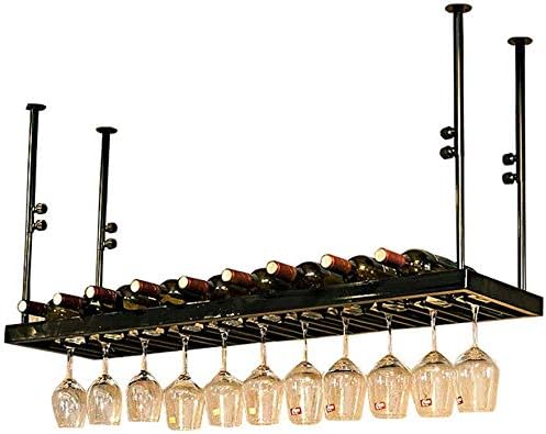 Wine Lovers Ceiling Mounted Hanging Wine Bottle Holder Wall Mount