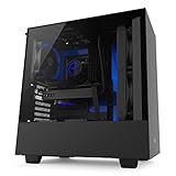 NZXT H500 ATX Computer Case, CA-H500B-BL, Black/Blue