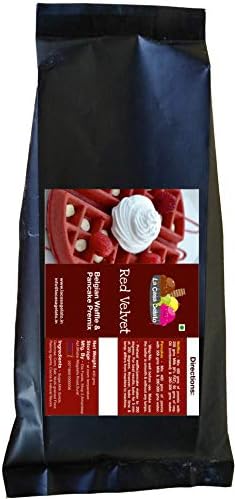La Casa Gelato Red Velvet Belgian Waffle Multigrain Mix - 400g