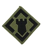 PMV-0020A, 20th Engineer Brigade MultiCam Patch with Fastener(A-1-460) PATCHES & TABS-W/VELCRO