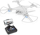 Drone with Camera, DEERC HS110D Drone for Beginners with 720P HD FPV Camera 120° FOV RC Quadcopter for Kids and Adults with Altitude Hold, Headless Mode, 3D Flips and Modular Battery