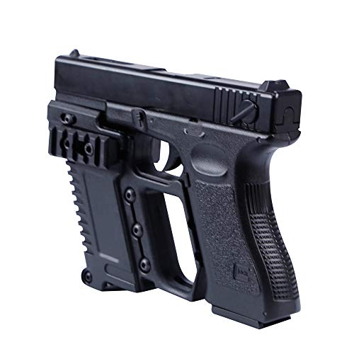 LIVIQILY Tactical Pistol Grip Glove Cover Sleeve Anti Slip Hunting Accessories Party Pistol Gun Holster w/Magazine Torch Pouch for Glock 18 19 - Thumbnail 3