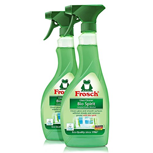 Frosch Natural Bio Spirit Glass & Multi Surface Cleaner, 500ml (Pack of