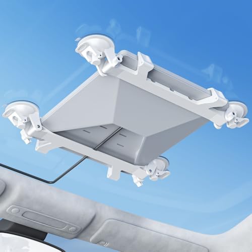 Suporte para Starlink Mini Carro, Kit de Base de Montagem para Starlink Mini Completa, com 4 Ventosas para Painel, Brisa, Janela e Teto Solar