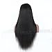 premier Light Yaki Straight Human Hair 360 Lace Front Wigs Pre Plucked Natural Hairline 150% Density Glueless 360 Yaki Wigs for Women Brazilian Virgin Human Hair Wigs with Baby Hair 12 Inches