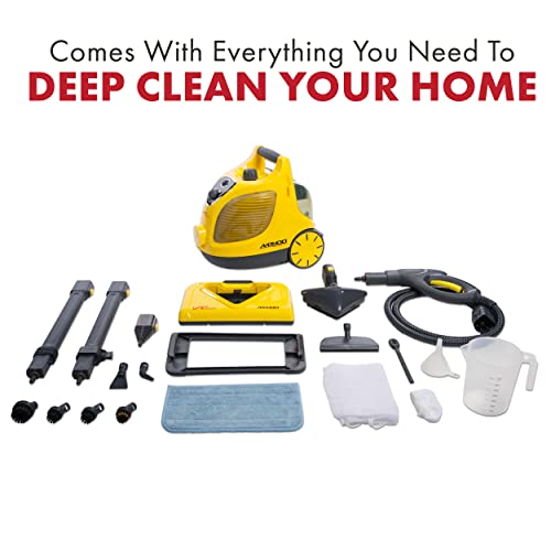 Vapamore MR100 Primo Steam Cleaner with Retractable Cord, Chemical