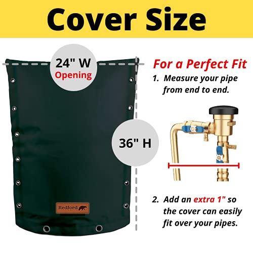 Redford Supply Customizable Backflow Preventer Insulation Outdoor Pipe