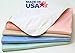 HEAD2TOE- Incontinence Bed Pads | Washable Waterproof Mattress Protector | Premium Pack of 4 24x36 Highly Absorbent Reusable Washable Underpads - Ideal for Adults, Kids, and Pets