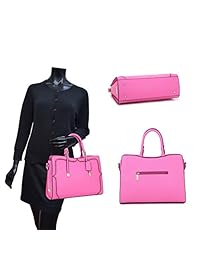 Bolso de mano con asa superior y cierre de cremallera, de piel vegana