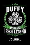 Duffy Original Irish Legend Journal: Irish Surname Notebook Family Name Gift Blank Lined Book by Celtic Connections