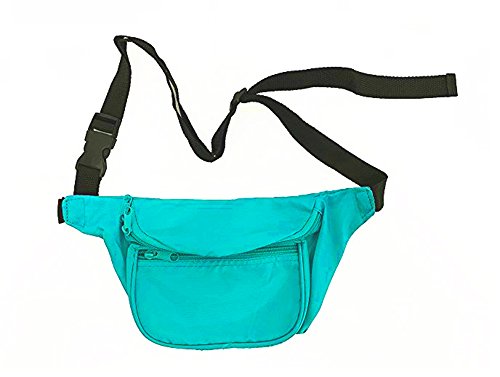 teal fanny pack