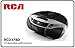 RCA Portable Stereo CD Boombox with Cassette Tape Player - Digital AM/FM Radio, (RCD378D)