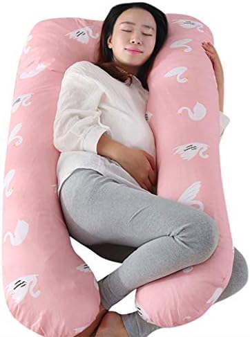 ALIKEEY body pillows maternity pillow pregnancy pillow Big U Pillow Maternity Back Support Cuddle Nursing Breastfeeding Full Length Support With Removable Washable Zipped Cover : U Pillow (G)