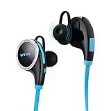 Vtin® Swan Bluetooth 4.1 Sports Headphones Built-in Mic for Running/Gym/Exercise, Compatible with iPhone 6s 6s Plus Galaxy S6 S5 and Android Phones-QY8 Pro Blue