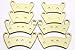 Master Chen Front Rear Brake Pads Brakes for Polaris Ranger Razor RZR XP 900 2011-2015 / Ranger 800 RZR-4 HD XP / 1000 Diesel FA354 FA452
