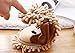 Frjjthchy Cartoon Dog Mop Slippers Microfiber Clean Dusting Slippers Detachable Mopping Shoes for Office Home Room (Khaki)