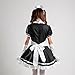 COCONEEN Women's Anime Cosplay French Apron Maid Fancy Dress Costume
