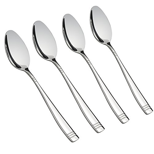 Obston Stainless Steel Dessert Spoon, 6.5-Inch, Set of 12