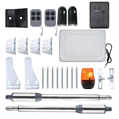 PNI MAB300 Swing gate Automation kit Package, 2 40W Motors, gate Length 2 x 2.5m, 200kg and PNI SmartHome RG120 Smart Relay, Tuya app
