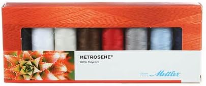 Metrosene Mettler Thread Sewing Set; 8 Spools Plus Art 1161 Color Collection - 150m / 164yds