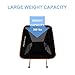 Zerllaug Folding Camping Chair, Lightweight Portable Backpacking Chair for Outdoor, Heavy Duty 270 lb Capacity with Carry Bag, Breathable and Comfortable