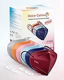 Dolce Calma KN95 Face Mask, 60 Pack Individually