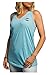 Wisconsin Harley-Davidson Harley-Davidson Women's Chasing Freedom Premium Tank Top, Blue H329-HE04