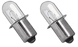 (2) RYOBI 18 VOLT Flashlight Replacement Xenon Bulb / 18v ONE+ Cordless