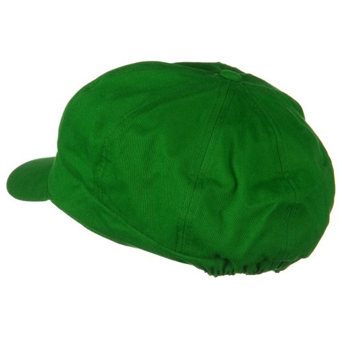 Cotton Elastic Newsboy Cap - Lime W07S37C (M/L) (Size 7)