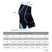 Santic Men's Cycling Shorts Biking Bicycle Bike Short Half Pants 4D Coolmax Padded Blue L