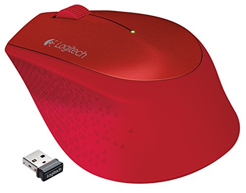 Logitech Wireless Mouse M320, Red