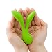 BMS Vitality by Leaf 100 Percent Natural Pleasure Vibrator, Green, 5 Inch