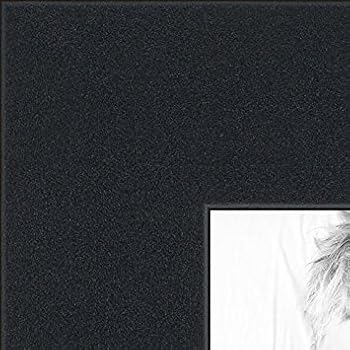 ArtToFrames 18x27 inch Satin Black Picture Frame, 2WOMFRBW26079-18x27