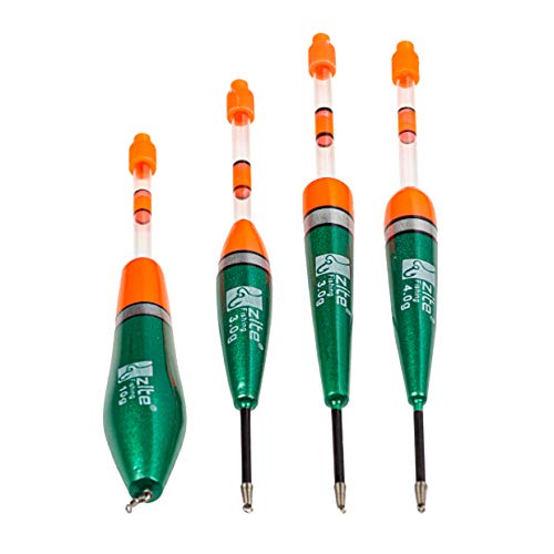 Zite Fishing Knicklicht-Posen Sortiment mit Posenrohr - 10 Angelposen Nacht-Angeln - Aalposen Raubfischposen Friedfisch-Posen Allround Schwimmer Set – Bild 4